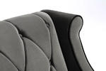 Barrister Chair (Gray Velvet) - [LC8441GRAY] 1