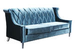 Barrister Sofa (Blue Velvet & Crystal)