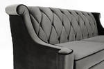 Barrister Sofa (Gray Velvet With Black Piping) - [LC8443GRAY] 1