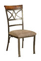 Hamilton Dining Chair - Set of 2 (Matte Pewter & Bronze)
