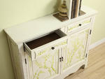 Hand-Painted Two Door Console (White) - [246-332] 1