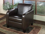 Lawrenceville Club Chair (Brown Leather)