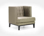 Noho Arm Chair (Champagne Fabric)