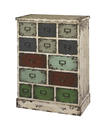 Parcel Cabinet (Distressed White)