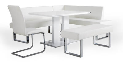 Amanda Dining Table (White) - [LCAMDIWHTO]