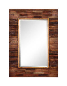 Blakely Mirror (Dark Natural Wood) - 30 x 42 - [4888]