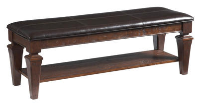 Charleton Lodge Bench (Distressed Chestnut) - [5966]