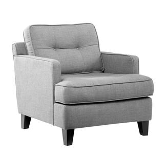 Eden Chair (Cement Gray Fabric) - [LC21511CE]