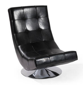 Mario Swivel Chair (Black) - [LC3634CLBL]