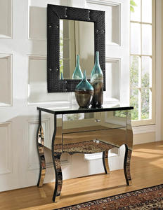 Mirrored Two Drawer Console (Mirrored) - [233-515]