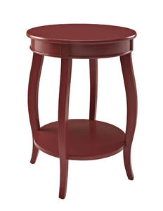 Round Shelf Table (Red) - [471-350]