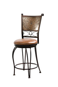 Stamped Back Counter Stool (Bronze with Muted Copper) - [222-918]